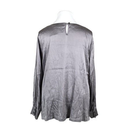 Unisex Marina Rinaldi - Schiffon tunic, size 44 - Gray (2)