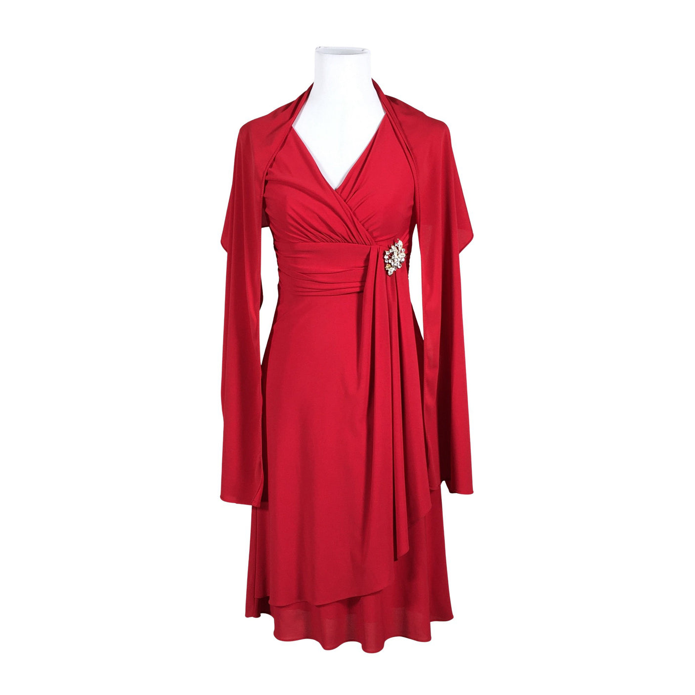 Unisex Fashion New York - Party dress, size 36 - Red (1)
