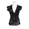 Unisex Mexx - Short-sleeved blouse, size 40 - Black ()