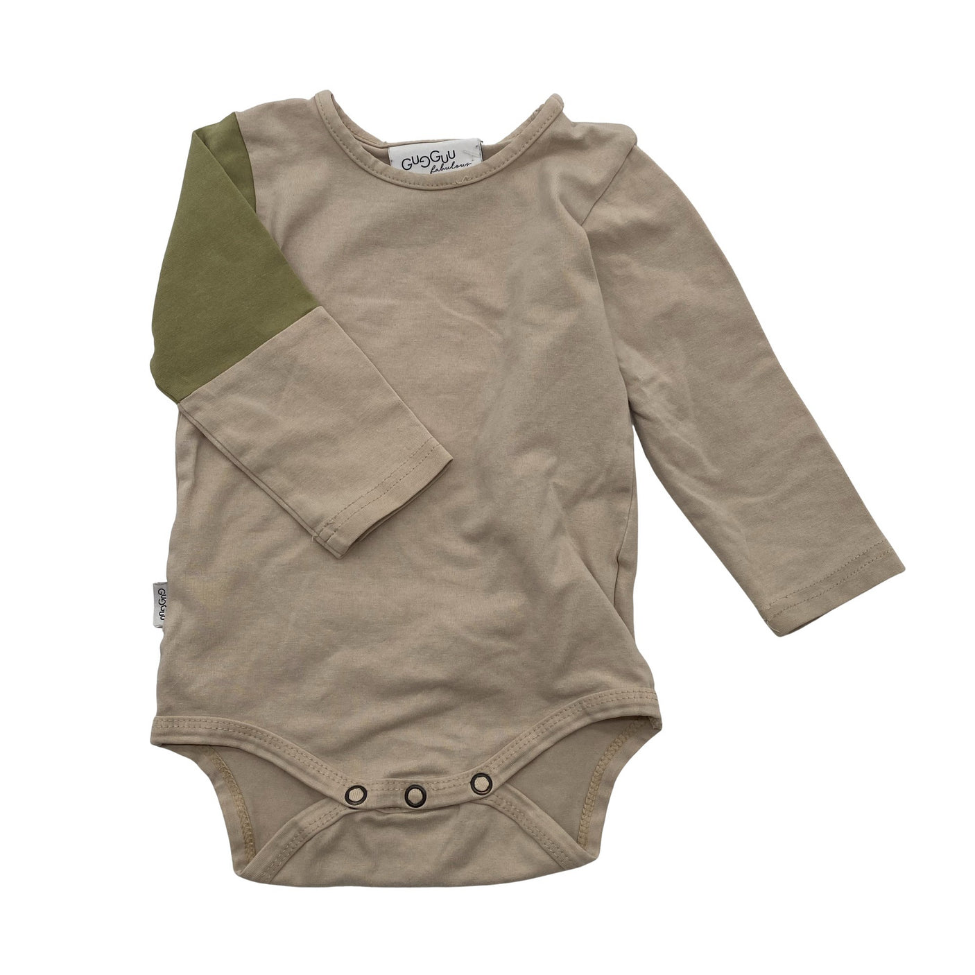 Unisex Gugguu - Body, size 68 - 74 - Beige (1)