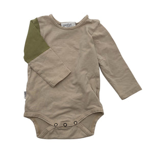 Unisex Gugguu - Body, size 68 - 74 - Beige (1)