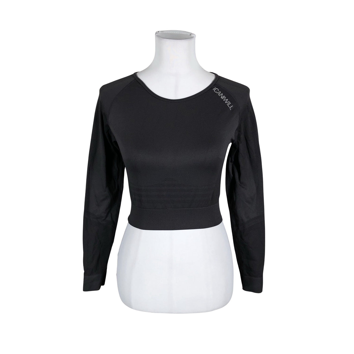Unisex ICIW – Icaniwill - Sports shirt, long sleeve, size 36 - Gray (1)