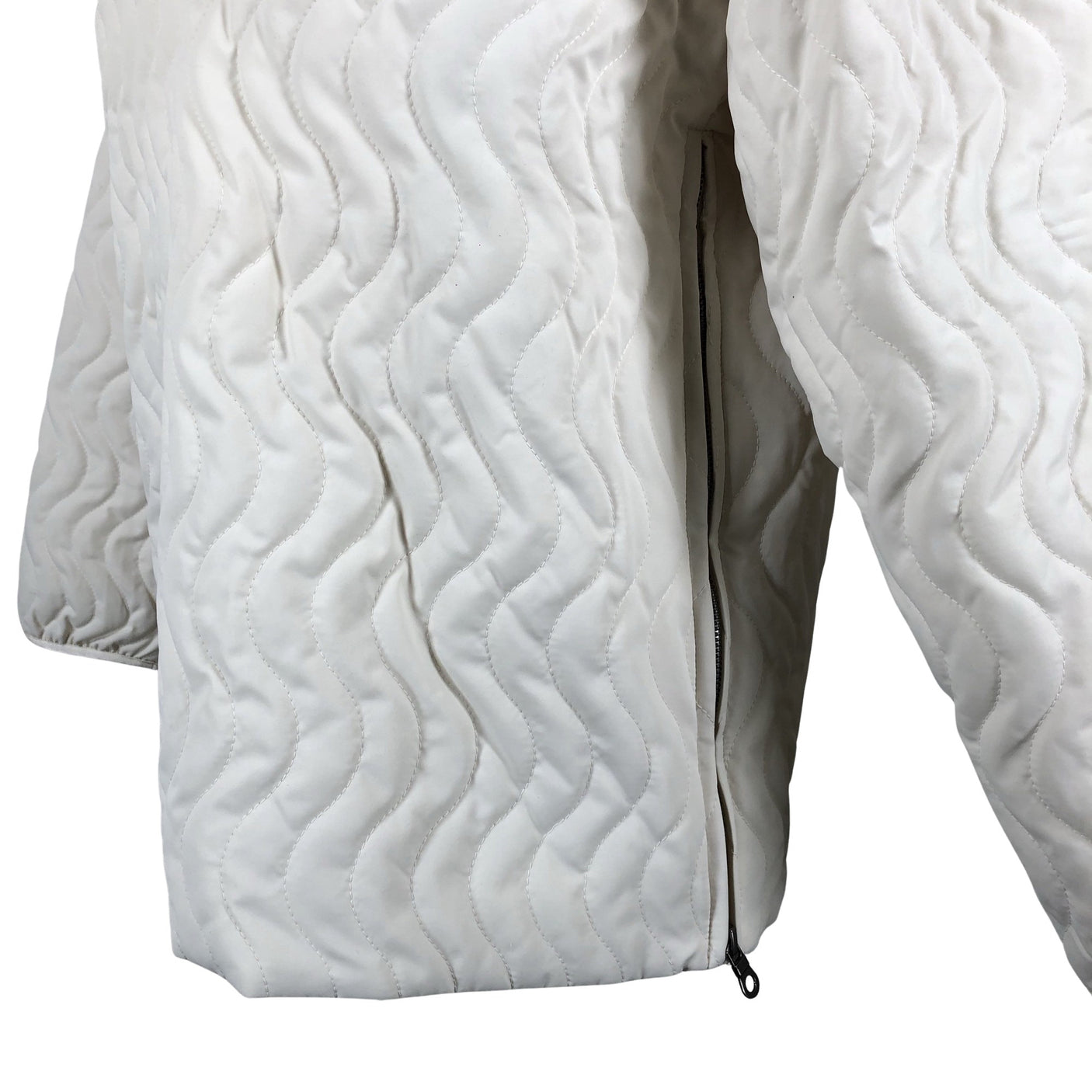Unisex R-collection - Quilted jacket, size 42 - Natural white (2)