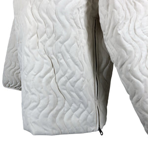 Unisex R-collection - Quilted jacket, size 42 - Natural white (2)