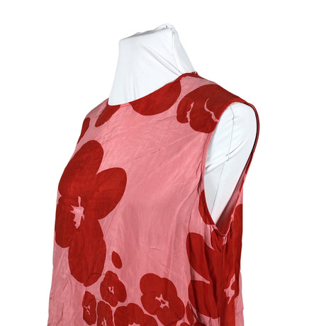 Unisex Marimekko - Schiffon dress, size 42 - Red (2)