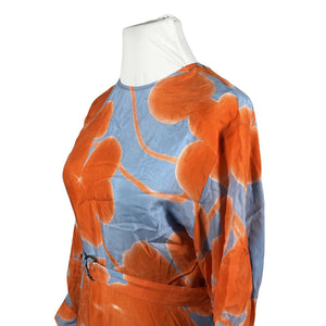 Unisex Marimekko - Schiffon dress, size 42 - Blue (2)