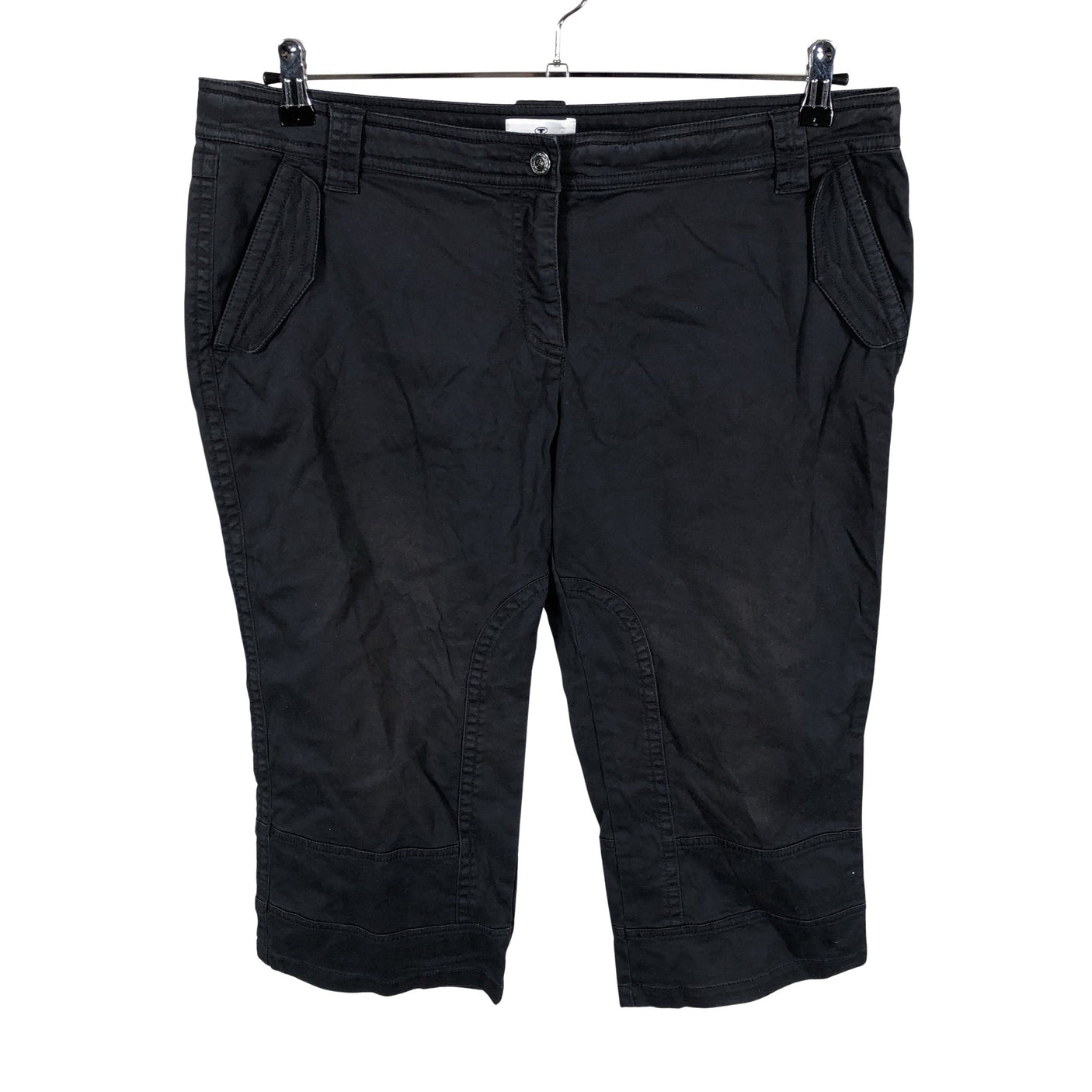 Unisex Tom Tailor - Capri pants, size 44 - Black (1)