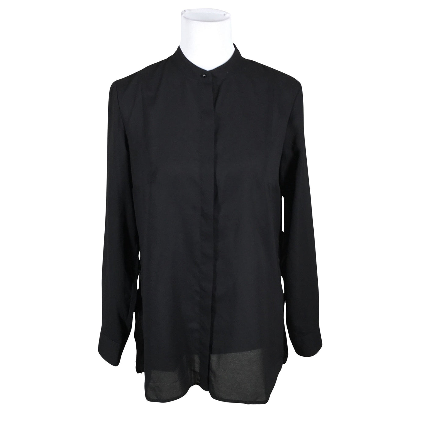 Unisex s.Oliver - Schiffon tunic, size 38 - Black (1)