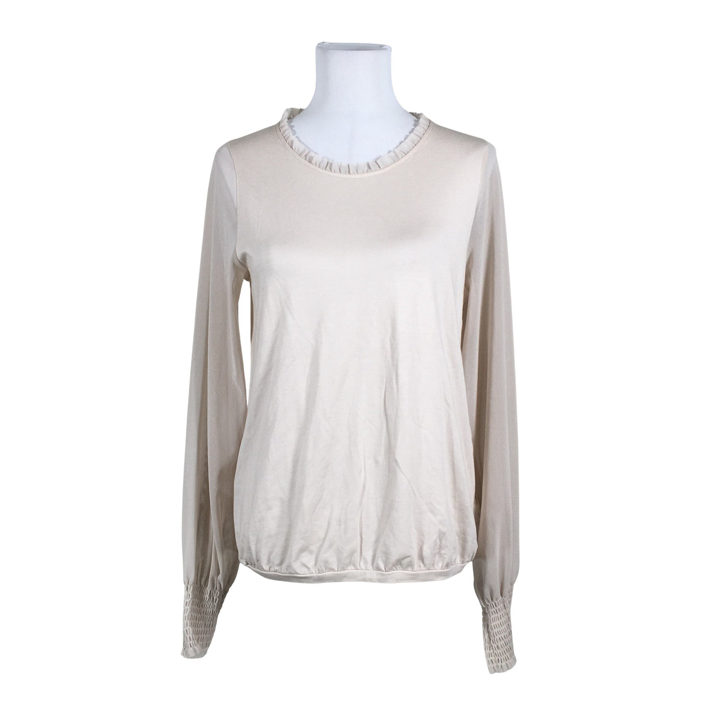 Unisex House of Lola - Tricot shirt, size 38 - Beige (1)