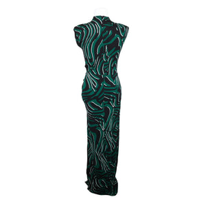 Unisex Diane von Furstenberg - Maxi dress, size 38 - Green (3)