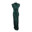 Unisex Diane von Furstenberg - Maxi dress, size 38 - Green ()