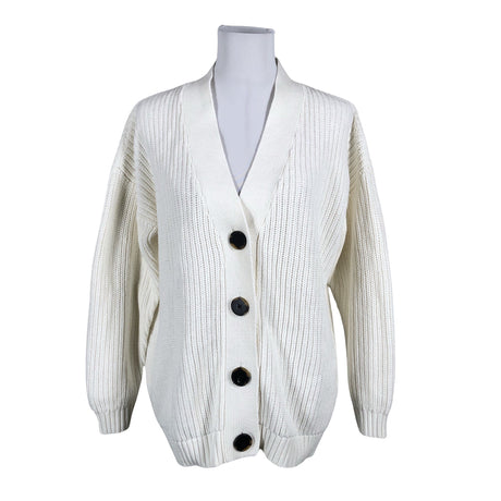 Unisex Selected - Cardigan, size 36 - White ()