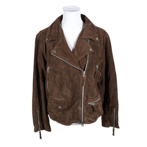 Unisex Ellen Suede - Leather jacket, size 40 - Brown (1)