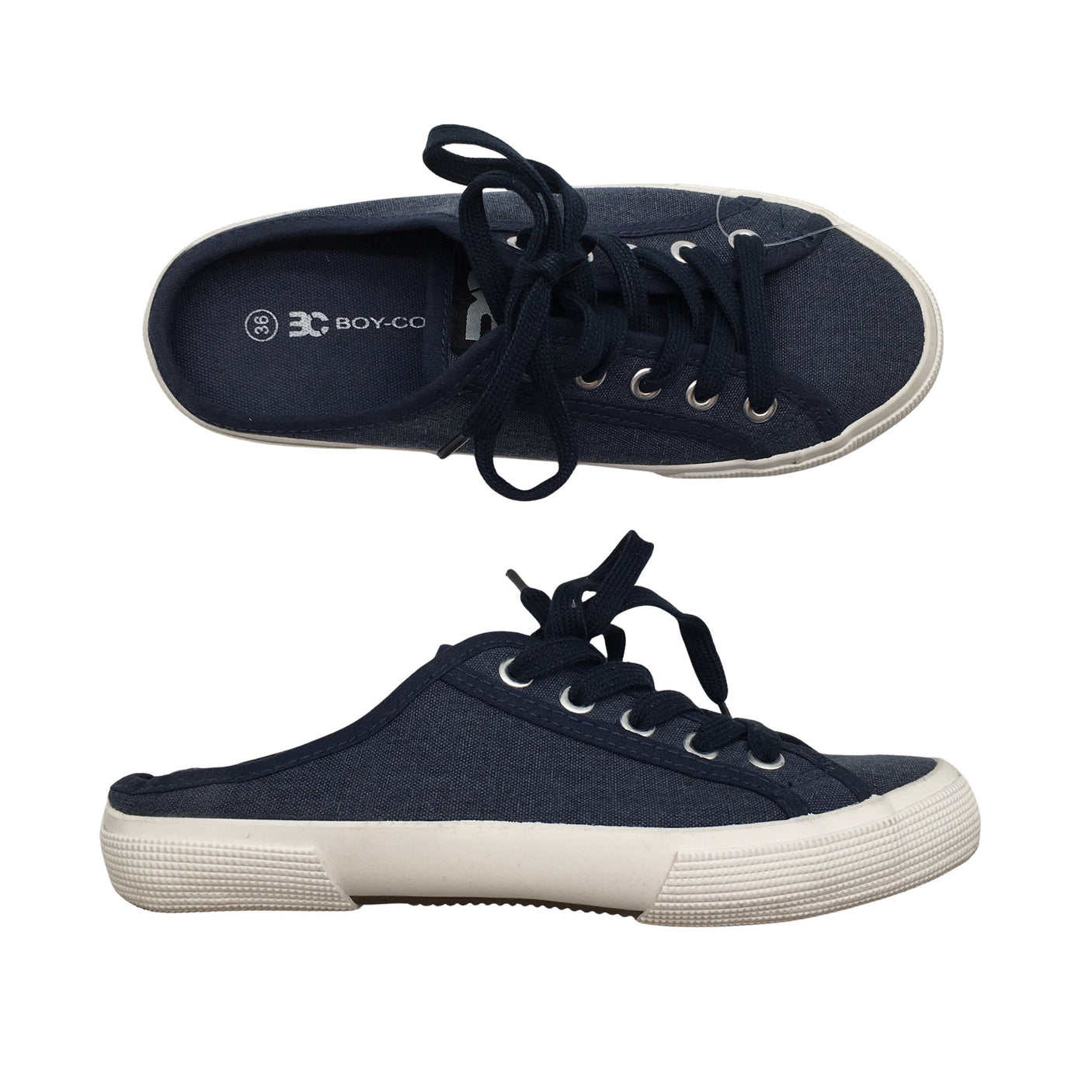 Unisex Boy-Cot - Slip-on shoes, size 36 - Blue (1)