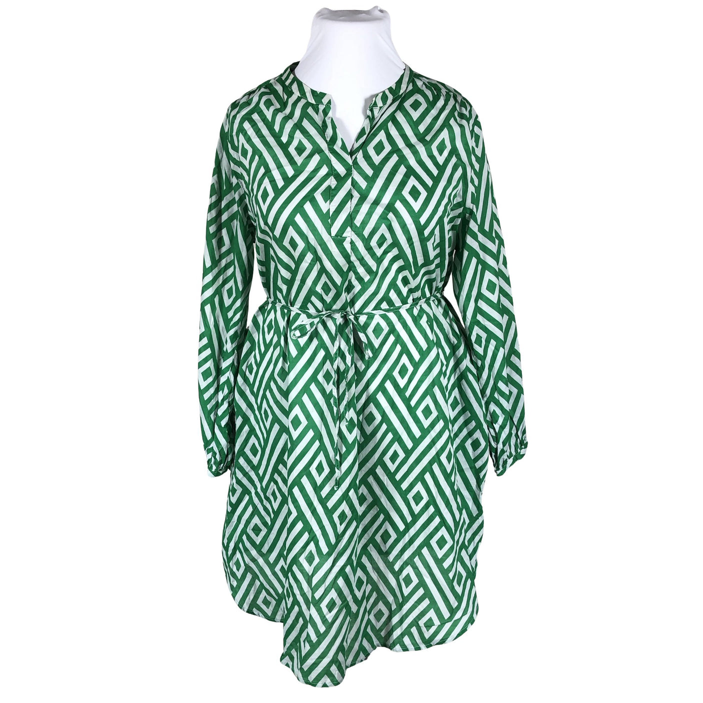 Unisex Holly & Whyte by Lindex - Schiffon dress, size 46 - Green (1)