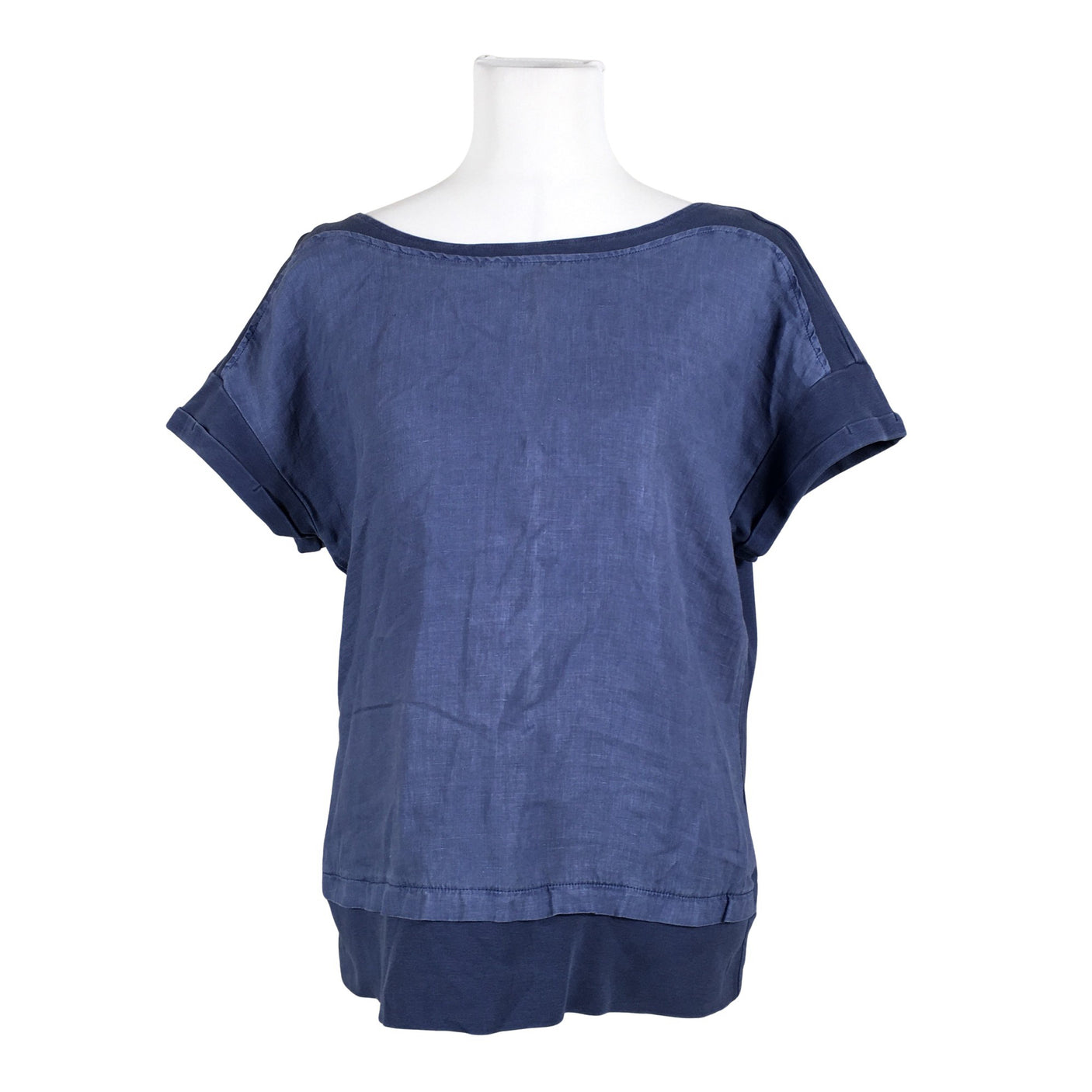 Unisex Sandwich - Short-sleeved blouse, size 40 - Blue (1)