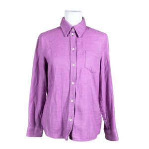 Unisex Peter Hahn - Collared shirt, size 38 - Violet (1)