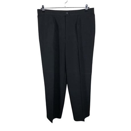Unisex Lena - Straight leg trousers, size 48 - Black ()