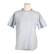 Unisex Cream - Short-sleeved blouse, size 36 - Light blue ()