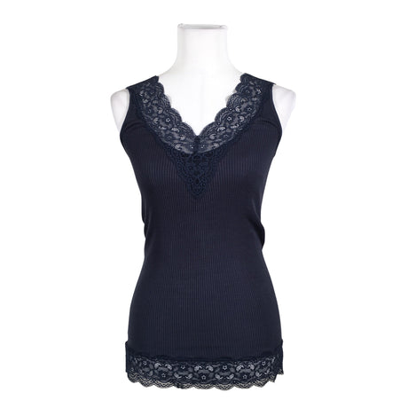 Unisex Rosemunde - Tricot tank top, size 38 - Blue ()