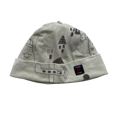 Unisex Polarn O. Pyret - Lightweight beanie, size 38 - 40 cm - Green ()