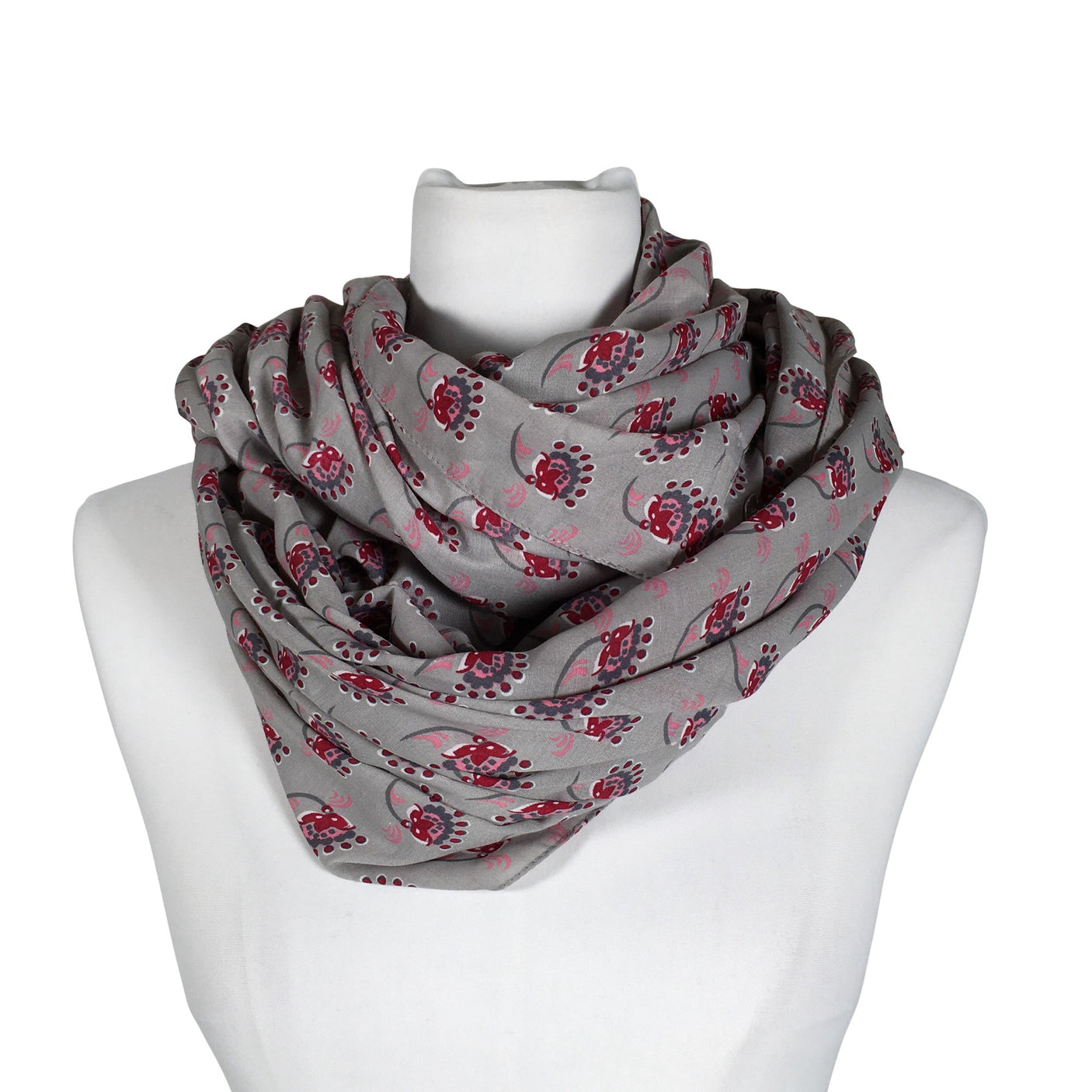 Unisex Esprit - Circle scarf, size Maxi - Gray (1)