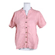 Unisex Cream - Short-sleeved blouse, size 36 - Light pink ()