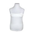 Unisex Tam Silk - Tricot tank top, size 44 - White ()