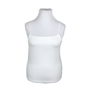Unisex Tam Silk - Tricot tank top, size 44 - White (1)