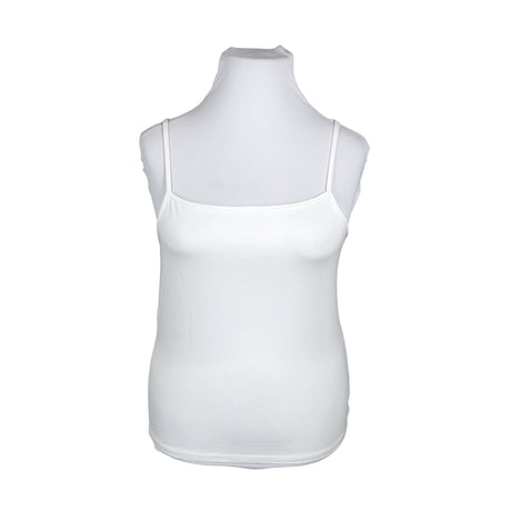 Unisex Tam Silk - Tricot tank top, size 44 - White ()