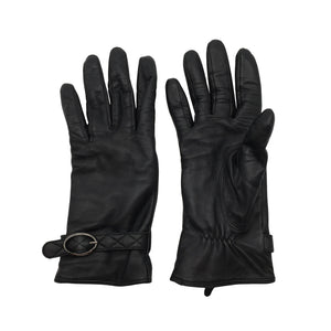 Unisex Mutka - Leather gloves, size Ei kokoa - Black (1)