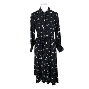 Unisex Selected - Schiffon dress, size 36 - Black (1)
