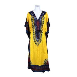 Unisex One of a kind - Schiffon dress, size 40 - Yellow (1)