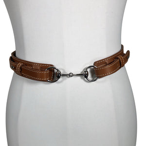 Unisex Andiata - Leather belt, size Ei kokoa - Brown (1)