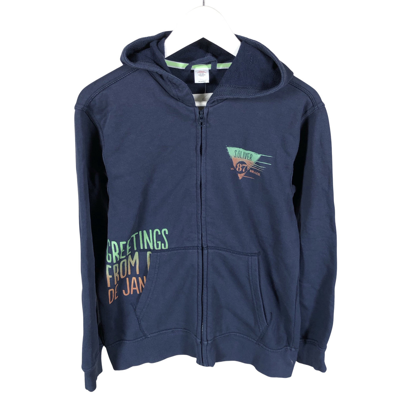 Unisex s.Oliver - Hoodie, size 146 - 152 - Blue (1)