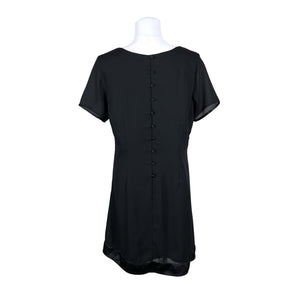Unisex Ze-Ze - Schiffon dress, size 40 - Black (2)