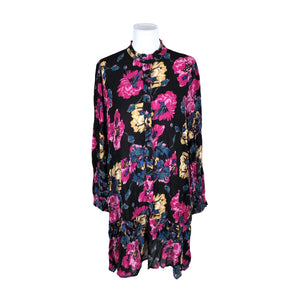 Unisex Ze-Ze - Schiffon dress, size 40 - Black (1)