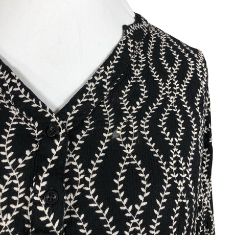 Unisex Kaffe - Schiffon tunic, size 44 - Black (2)