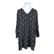 Unisex Kaffe - Schiffon tunic, size 44 - Black ()