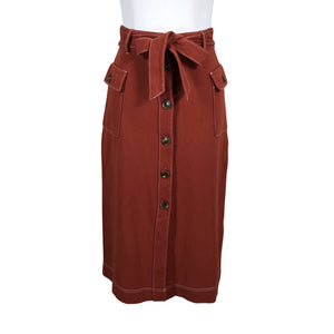 Unisex &Other Stories - Tricot skirt, size 36 - Red (1)