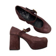 Unisex KMB - High heels, size 37 - Wine red ()