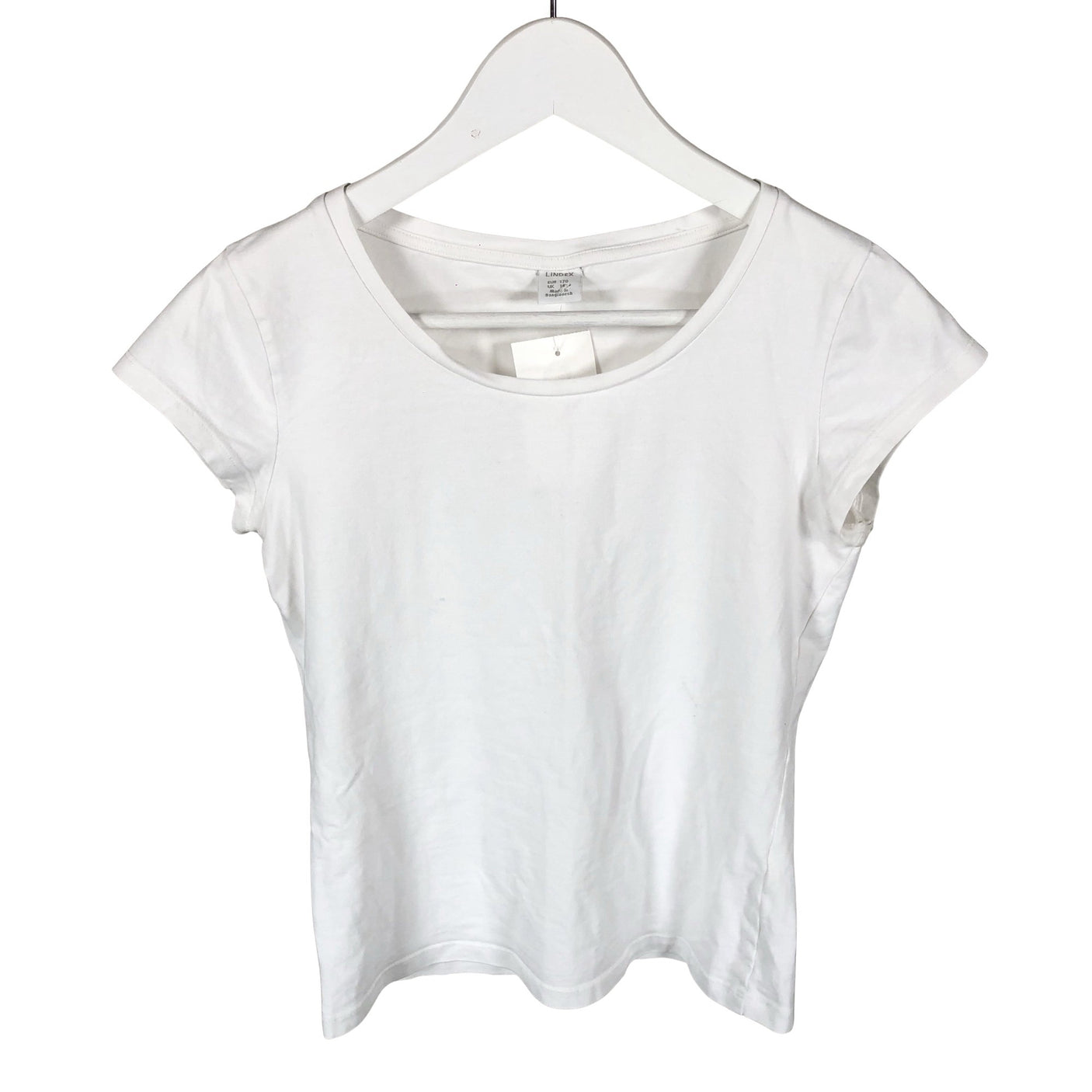 Unisex Lindex - T-shirt, size 164 - 170 - White (1)