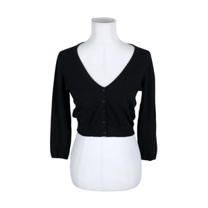 Unisex Esprit - Knit bolero jacket, size 36 - Black (1)