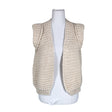 Unisex pinka - Knit vest, size 38 - Natural white ()