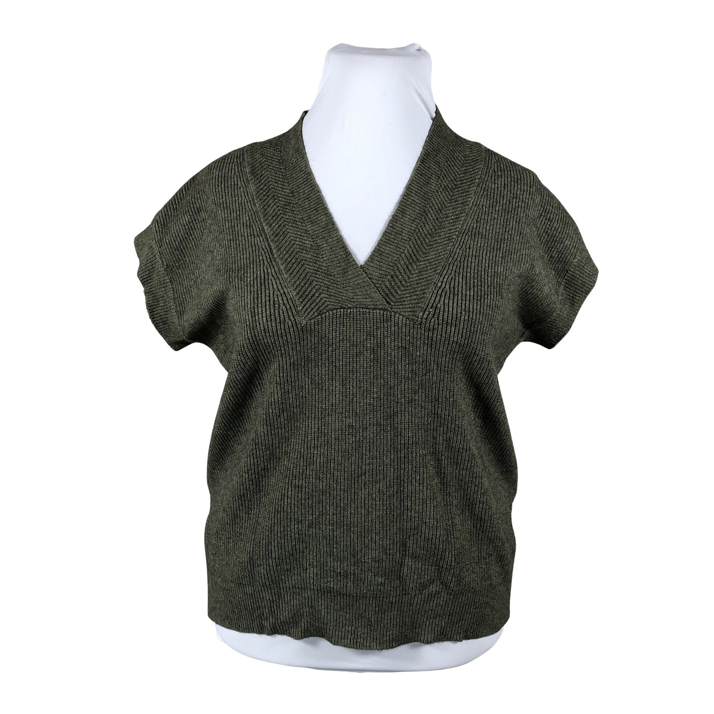 Unisex Sunny Studio - Knit vest, size 42 - Green (1)