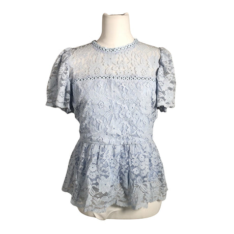 Unisex ee:some - Short-sleeved blouse, size 36 - Light blue ()