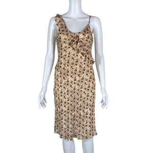 Unisex CHR - Schiffon dress, size 32 - Beige (1)