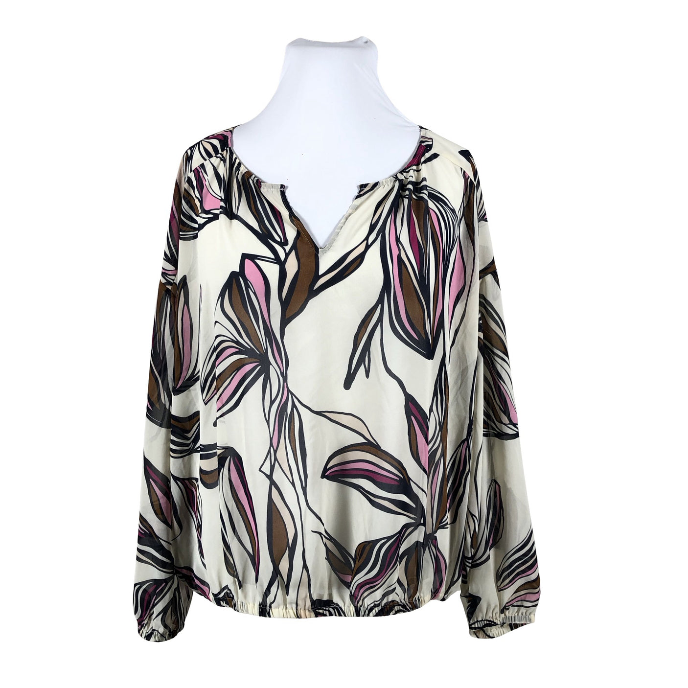 Unisex Comma - Blouse, size 46 - Beige (1)