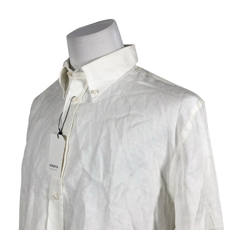 Unisex Schoffa - Collared shirt, size XXL - White (2)