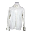 Unisex Schoffa - Collared shirt, size XXL - White ()
